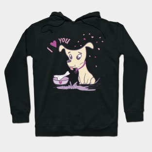 Valentine dog Hoodie